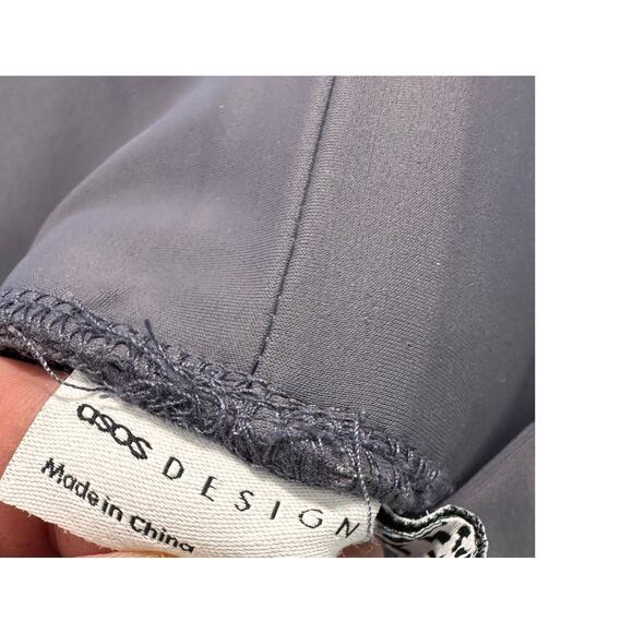 ASOS Design Charcoal Gray Leggings Size 4 Petite 4P - Picture 3 of 7